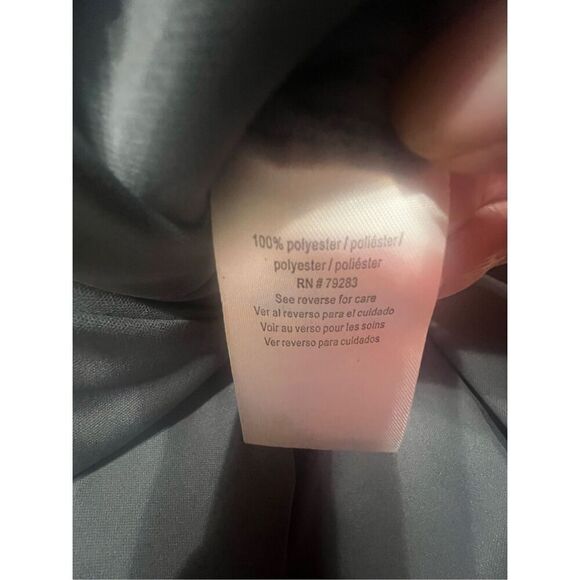 Alex Evenings Sleeveless Maxi Gown Grey/Silver Sz 4P - Picture 4 of 8